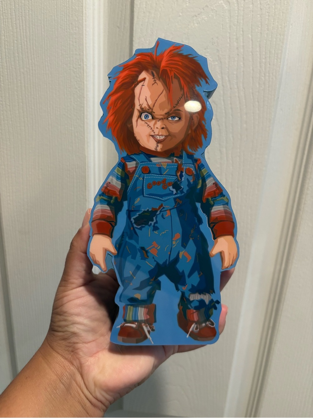 Chucky Doll Wooden Decor 8 x 3 Halloween Decor Horror Movies